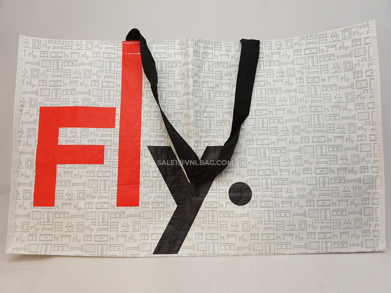 pp woven bag big size mate lamination double sewing line